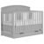 Dream On Me Storybrooke 5-in-1 Convertible Full-Size Crib with Under Drawer, Pebble Grey, GreenGuard Gold & BSA, Convert to Toddler, Day & Full-Size Bed, 3 Mattress Heights, Sustainable Pinewood