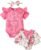 Mioglrie Newborn Infant Baby Girl Clothes Romper Shorts Set Floral Summer Outfits Cute Baby Clothes Girl