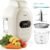 Glass Baby Food Maker Steamer and Blender,One Step Auto Baby Food Processor Puree Maker Grinder Mills,Glass Bowl with 316 Stainless Steel Blades,Auto Cooking,Self Clean,Timer,BPA-Free