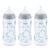NUK Smooth Flow Anti Colic Baby Bottle, 10 oz, 3 Pack, Elephant
