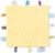 CREVENT Soft Baby Lovey Security Blanket, Small Plush Comfort Blanket for Baby Girls, Sensory Soothing Toy, Newborn, 10″ x 10″ Yellow