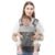 Baby Carrier Newborn to Toddlers – Ergonomic Adjustable Soft Breathable Comfort Infant Carrier for 7-35lbs, Enhanced Support, Easier to Wear (Grey)
