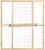 Toddleroo by North States – Extra-Wide Wire Mesh Wooden Baby Gate: Pressure Mounted Baby Gate for Doorways – Adjustable 29.5 to 50 Inches Wide – 31 Inches Tall