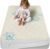 Organic Crib Mattress Protector – Top&Side Waterproof, 100% Waterproof Crib Mattress Protector, Breathable Cotton Toddler Mattress Protector, Baby Crib Mattress Cover Fitted 52x28x9 in