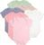 Baby Essentials Unisex Baby Boys and Girls Solid Color 6 Piece Bodysuit Set