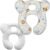 Baby Travel Pillow, Upgrade U-Shape Infant Pillow for Car Seat Pushchair and Stroller, Soft Comfortable Sleep Cushion for Kids Newborn and Toddler -Lion White