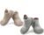 PandaEar 2 Pack Baby Sock Shoes Toddler Walking Shoes, Non-Slip Soft Sole Sneakers Breathable Slippers for Infant Boys Girls