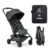 Joolz Aer2 Lightweight Travel Stroller for Baby & Toddler – One-Hand Fold, Compact Carry-On Airplane Approved, Reclining Seat, UPF 50+ Canopy, Travel Pouch, Baby Net – Forest Green