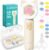 COSLUS C50 Baby Nail File, Baby Nail Trimmer Electric, Baby Nail Clipper – Gentle, Quiet with 360° Light, Safe for Sleep Time Grinding, 16-in-1 Kit for Newborn, Infant & Toddler, Lemon Yellow