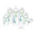 Dr. Brown’s Anti-Colic Options+ Wide-Neck Baby Bottle Feeding Set, 5 oz/9 oz, with Bottle Travel Caps (Packaging May Vary)