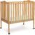 Delta Children Folding Portable Mini Baby Crib with 1.5-inch Mattress – Greenguard Gold Certified, Natural