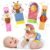 PADONISE Baby Wrist Rattle Socks and Foot Finder Set Baby Rattles Toys for 0-12 Month, Infant Girl Boy Toys for Babies 3-6 Months, Newborn Hand & Foot Toys for 0 to 9 Months, Baby Easter Gifts