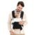 Baby Carrier, Hands Free Adjustable Ergonomic Baby Carrier Newborn to Toddler 6-33lbs, 4-in-1 Baby Sling Wrap with Saliva Towel, Front Back Carry, Baby Essentials Gift (Black)