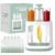 Momcozy Squeeze Station,Baby Food Maker,Pouch Filler for Homemade Baby Puree, BPA-Free, Dishwasher Safe, with Reusable Baby Food Pouches for Babies & Toddlers