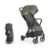 Inglesina Quid 2 Stroller – Crocodile Green – Ultra Compact Lightweight Travel Stroller, Babies and Toddlers, Airplane Overhead Foldable, Reclining Seat Collapsible Canopy, 3 Months – 50 lbs, BPA Free