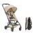 Joolz Dot Ultra Lightweight Travel Stroller – Compact Fold, Airplane Compatible, 5-Point Harness, UPF 50+ Canopy – Easy to Carry City & Travel Stroller – Dune Beige