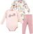 Hudson Baby Unisex Cotton Bodysuit and Pant Set