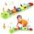 Baby Toys Musical Caterpillar, Infant Stuffed Animal for 0-6 6-12 Months with Crinkle and Rattles, Tummy Time Sensory Toys Newborn Boys Girls Gifts 0 3 6 9 12 Months – Green