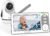 Baby Monitor – 1000ft Long Range Baby Monitor with Camera and Audio No WiFi, Built in 3500mAh Battery,Auto Night Vision, Temperature, 2-Way Talk, 8 Lullabies, 4.3” Screen