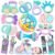 Baby Toys 0-6 Months – Baby Rattles Teething Toys 3-6 Month Infant Toys 6-12 Months Teether Toy 3 4 5 6 Month Old Newborn Essentials Must Haves Wrist Socks Toddler Stocking Stuffers Christmas Gifts