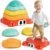 Lehoo Castle Stepping Stones for Kids, Non-Slip Toddler Stepping Stones, Indoor & Outdoor Sensory Toys for Toddlers 1-3, Balance Board Obstacle Course for Kids 3-5