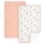 Waterproof Portable Changing Pad 2 Pack, Muslin Cotton Baby Changing Mat Comfortable & Breathable, Foldable Diaper Changing Pad for Travel, Machine Washable, Flower & Pink