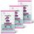 Breast Pump Wipes Quick Clean, Natural Pump Parts Cleaning On The Go, Resealable Manual Pacifier Wipe Breastfeeding Supplies, 30 Count (Pack of 3)