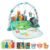Baby Play Gym Mat, Play Activity Mat with Music and Lights, Piano Gym, Early Development Baby Gift for Babies Newborn Tummy Time Play Mat