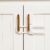 Regalo Safety Easy Slide U-Shaped Child Proof Cabinet & Drawer Locks for Baby Proofing, White (2 Pack)