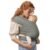 Boba Baby Wrap Carrier – Original Baby Sling Carrier for Newborns (7–35 lbs), Soft, Secure, Hands-Free & Ergonomic, Ideal for Comfortable Bonding, New Parents (Grey)