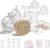 NCVI Electric Wearable Breast Pump 2-in-1, Micro-Vibration Comfort with Hospital-Grade Suction, 4400mAh Rechargeable, Fully Customizable & Efficient Portable Breastfeeding Pump for Home, Work or Go