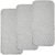 BlueSnail Quilted Thicker Waterproof Changing Pad Liners 3 Count(Gray 13” x 27”)