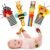 Infinno Baby Wrist Rattle Socks and Foot Finder Set, Perfect Baby Toys for 0-12 Months Newborn Boys and Girls As Shower Gifts, Garden Bug Series