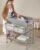 BEKA Diaper Changing Station, Portable Changing Table for Baby, Waterproof, Folding Portable Changing Station, Adjustable Height w/Organizer, Mobile Nursery Diaper Changing Table for Baby, Newborn