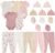 JELYLOVE Unisex Baby Boy Girl Bodysuits Sets 20 Pack Cotton Casual New Born Clothes Comfort Infant Outfit Essentials