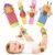 Bloobloomax Wrist Rattle Socks and Foot Finder Set, Infant Girl Boy Toys for Babies 0-36 Months, Newborn Hand & Foot Toys for 0 to 3 Years, Baby Shower Gifts Set