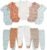Ruliby Baby Bodysuit and Pant Set Summer Ribbed Mix Match Infant Boy Girl Clothes Outfits