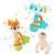 Baby Rattles 0-6 Months，Baby Soft Rattles Shaker，Hand Grab Sensory Shaker,Teething Toys for Babies 6-12 months，Sensory Plush Animal Toys For 0 3 6 9 12 Months Newborn Toys, 2PCS