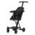 Dream On Me Coast Rider Travel Stroller, Lightweight & Compact Baby Stroller, Theme Park Approved, Book-Folding Design, Adjustable Handle, Soft-Ride Wheels, Converts to Rider & Scooter – Black