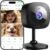 ZEEPORTE 2K Indoor Cameras for Home Security – Baby Monitor and Dog Pet Camera with Motion Detection, 2-Way Audio, Night Vision, Siren, Wired Security Camera – Compatible with Alexa and Google Home