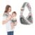 IULONEE Baby Wraps Carrier Baby Carrier Newborn to Toddler Lightweight Infant Wrap Sling Baby Holder Adjustable Toddler Carrier Holder Ergonomic Baby Sling for Newborn Up to 6-36 Months (Blue)