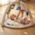 Baby Play Gym & Activity Mat with Light-up Musical Arch, Washable Tummy Time Mat with 6 Detachable Sensory Toys for Motor Skills, Baby Essentials Shower Gift – ABC123