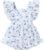 YOUNGER TREE Toddler Baby Girl Ruffled Sleeveless Romper Casual Summer Jumpsuit Cotton Linen Clothes