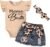 Baby Girl Clothes Newborn Romper Ruffle Sleeve Short Jeans Skirt with Headband Infant Outfits Set 0-18 Months