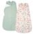 ZIGJOY Baby Swaddle Sleep Sack, 1.0 TOG Sleep Sack Swaddles for Newborns & infant 0-6 Months 100% Cotton Baby Wearable Blanket for Newborn Registry Essentials Green&Rabbit Flower