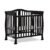 Dream On Me Addison 4-in-1 Convertible Mini Baby Crib in Black, GreenGuard Gold & BSA, Non-Toxic, Pinewood, Converts to Mini Daybed & Twin Bed, 1″ Mattress Pad, Best for Small Nursery