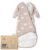 kaiya baby Unisex Sleeping Bag for Babies and Toddlers 1.0 Tog Sleep Sack 6-18 Months, Baby Sleep Sack, Newborn Sleep Sack, Wearable Blanket Baby, One Piece with Sleeves, Gifts for Baby, Pink Sky