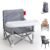 Tiny Marvels Portable Booster Seat, Foldable Baby High Chair with Removable Tray, Safety Harness & Carry Bag – for Toddlers Ages 6M-3Y, Ideal for Dining, Travel, Camping & Family Time