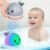Gigilli Bath Toys for Kids Ages 1-3, Baby Bath Toys 6-12-18 Months, Pool Water Toys for Toddlers, Babies 1 2 3 Year Boy Girl Gifts, Light Up Whale Bath Toy Sprinkler, 1st Birthday Bathtub Fountain Toy