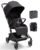 Momcozy TuckGo Baby Travel Stroller, One Click Fold for Toddlers 6M-3Y, 33L Bottom Storage, Lightweight Compact Air Travel, Travel Bag Included, 3-Position Recline, UPF 50+ Canopy, 5-Point Harness